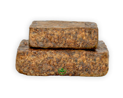 Raw African Black Soap 2 Oz. Bar 100% Pure Natural Organic Ghana Body Face Wash