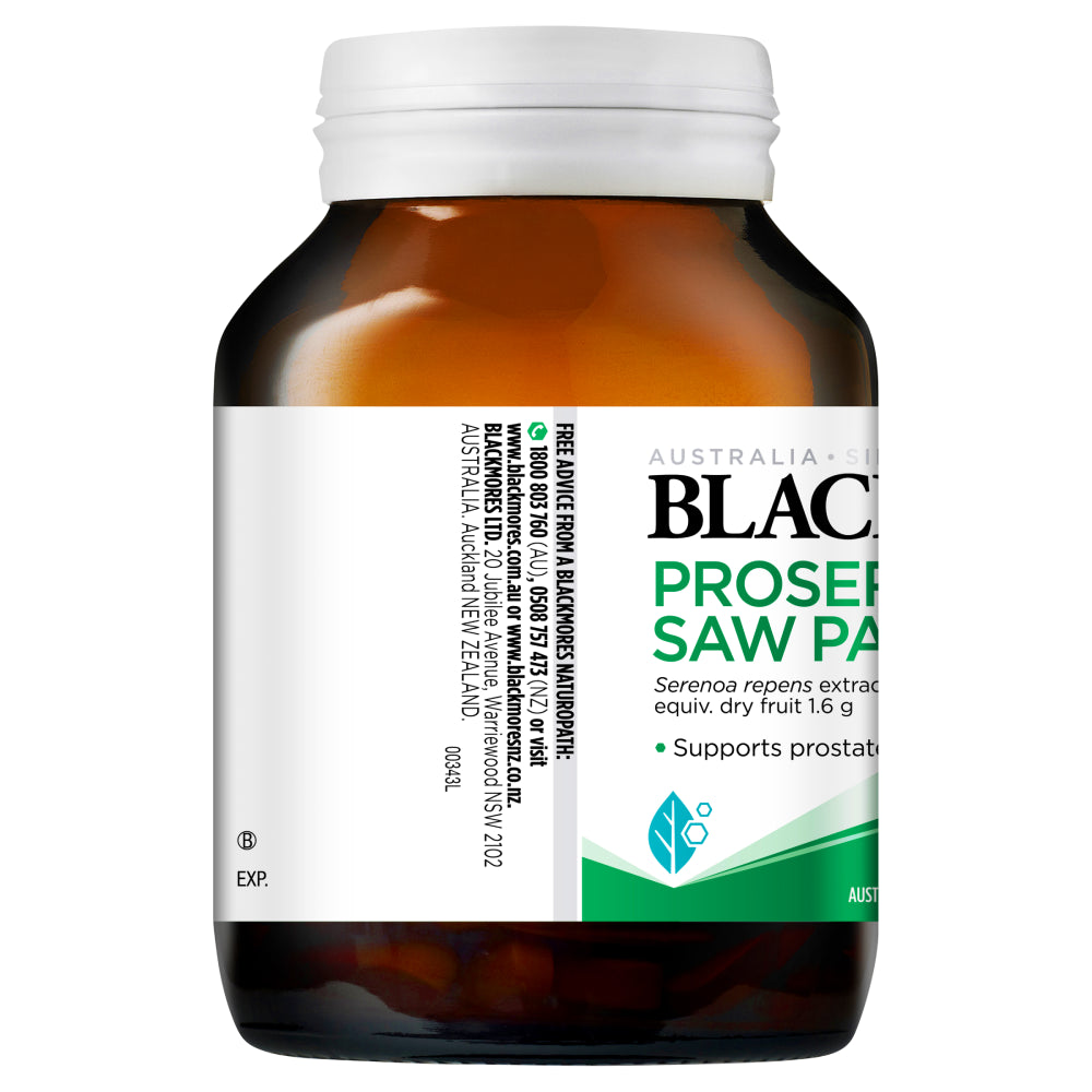 Blackmores Proseren Saw Palmetto 120 Capsules Supports Healthy Prostate Function