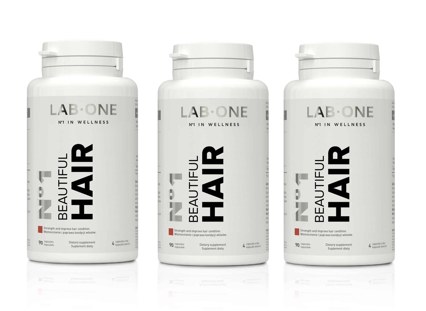 LAB ONE No1 Beautiful HAIR (Healthy Hair Support) Capsules