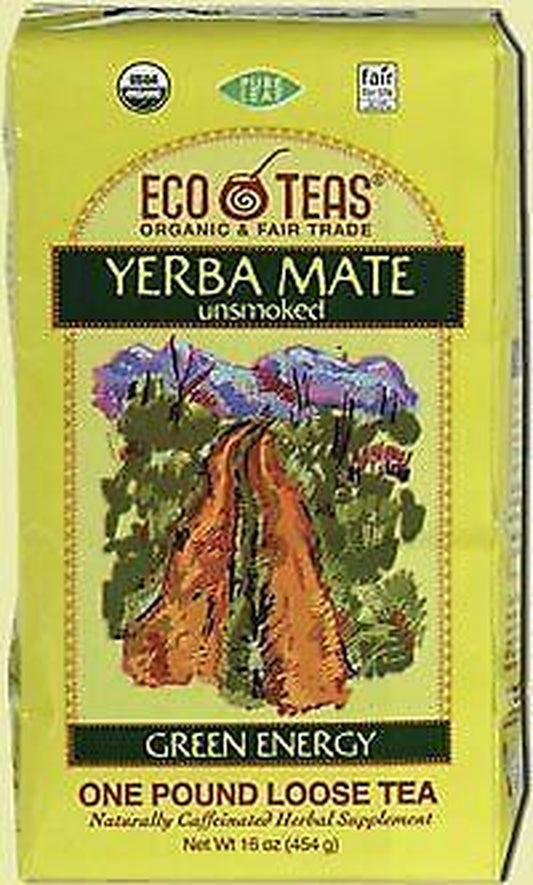 Eco Teas Yerba Mate Unsmoked 1 Lbs Loose Tea