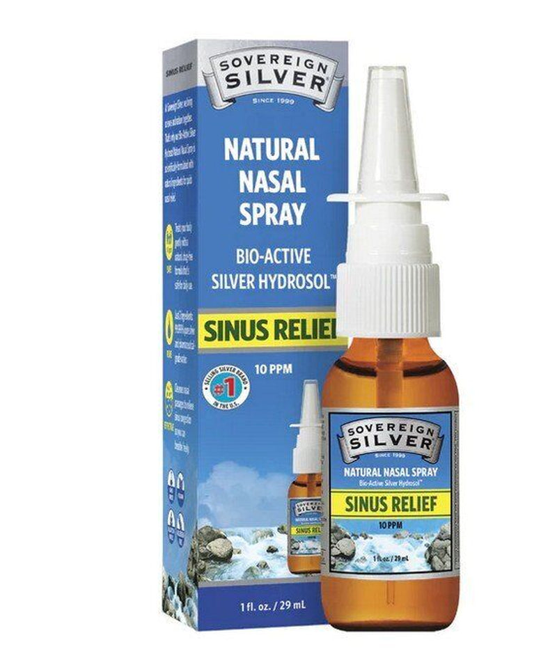 Sovereign Silver Natural Immunogenics Bio-Active Silver Hydrosol - Sinus Relief