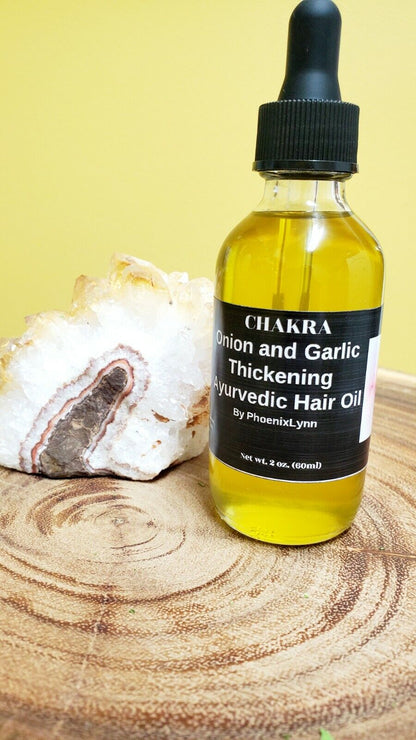 Onion & Garlic Thickening & Growth Hair Oil Treatment-Thin