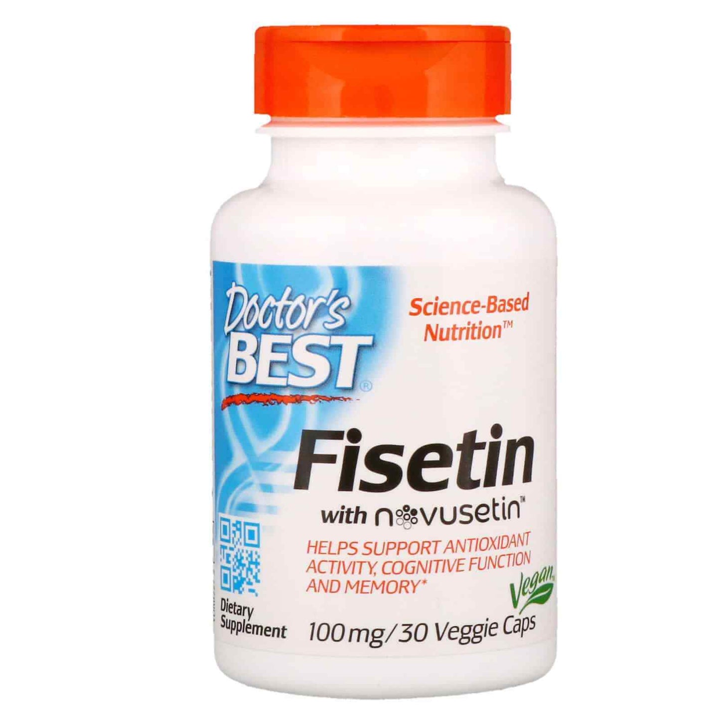 Doctor'S Best Fisetin with Novusetin (Healthy Aging of the Brain) 30 Capsules