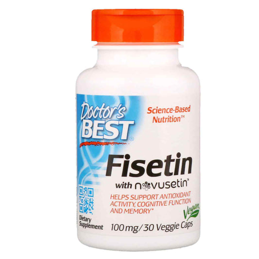 Doctor'S Best Fisetin with Novusetin (Healthy Aging of the Brain) 30 Capsules