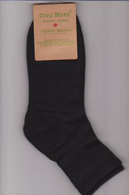 8 Pairs Organic Bamboo Men'S / Women'S Athletic Quarter Socks