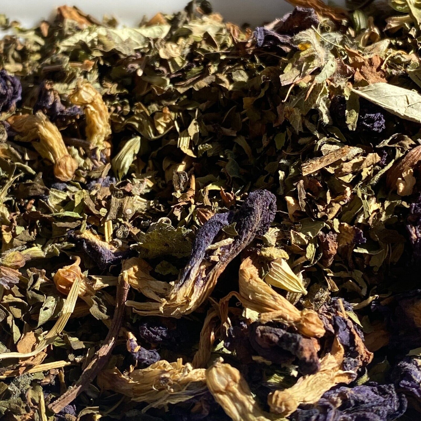 Gourmet Loose Tea a Blend of Peppermint, Butterfly Pea Flower Lemon Balm 3.5 OZ