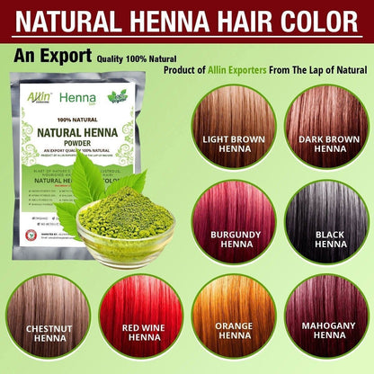 Herbal Henna Hair Color –100% Organic Natural Chemical Ammonia Free Hair Care