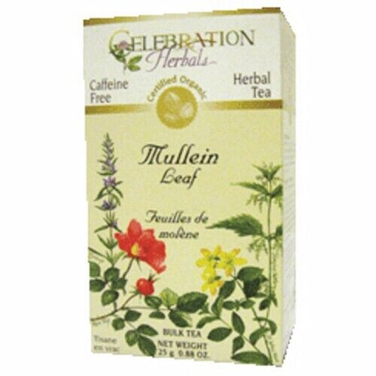 Organic Mullein Leaf Tea 25 Grams by Celebration Herbals