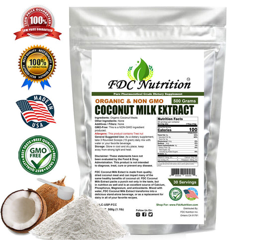 Coconut Milk EXTRACT Powder 1.1 LBS ORGANIC & GMO FREE