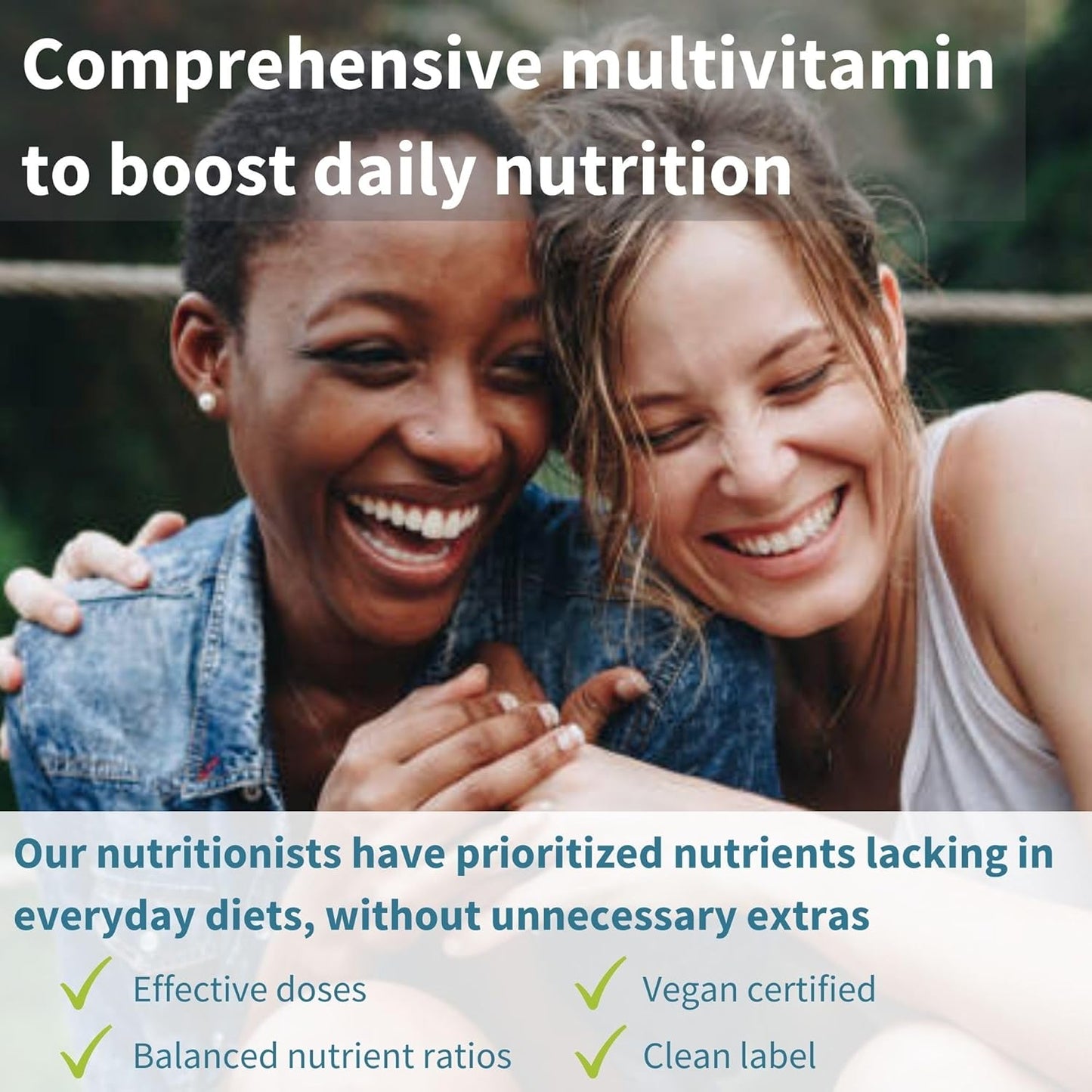 Advanced Women's Multivitamin, Methylated Folate, Clean Label & Vegan, with Iron