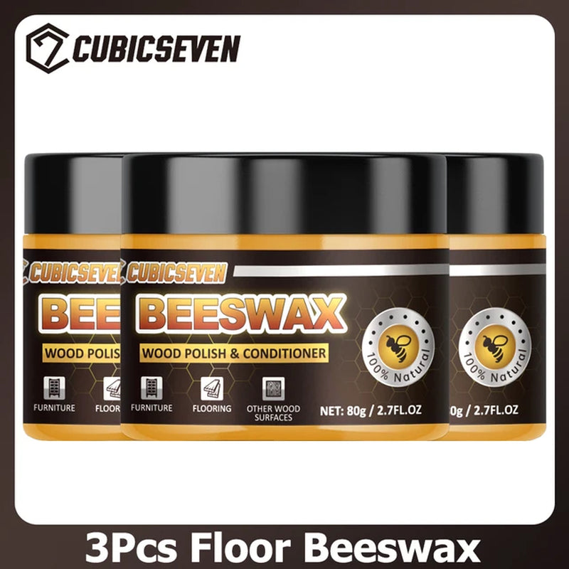 Natural Furniture Polishing Beeswax Wooden Floor Cleaning Waterproof Wax Maintenance Polished Brighten Care Wax