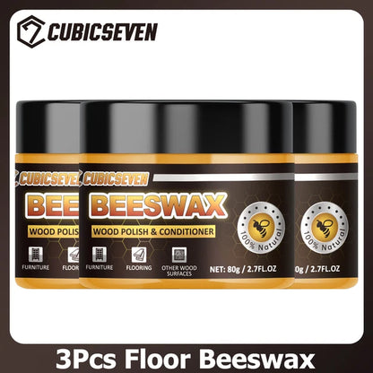 Natural Furniture Polishing Beeswax Wooden Floor Cleaning Waterproof Wax Maintenance Polished Brighten Care Wax