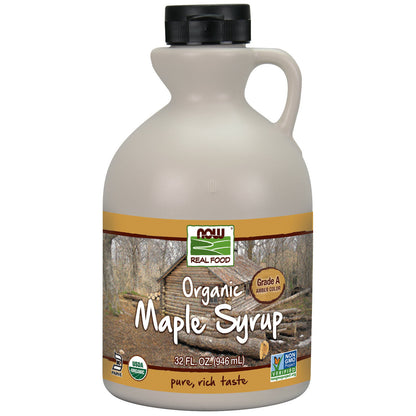 Maple Syrup, Organic Grade a Amber Color, 32 Oz