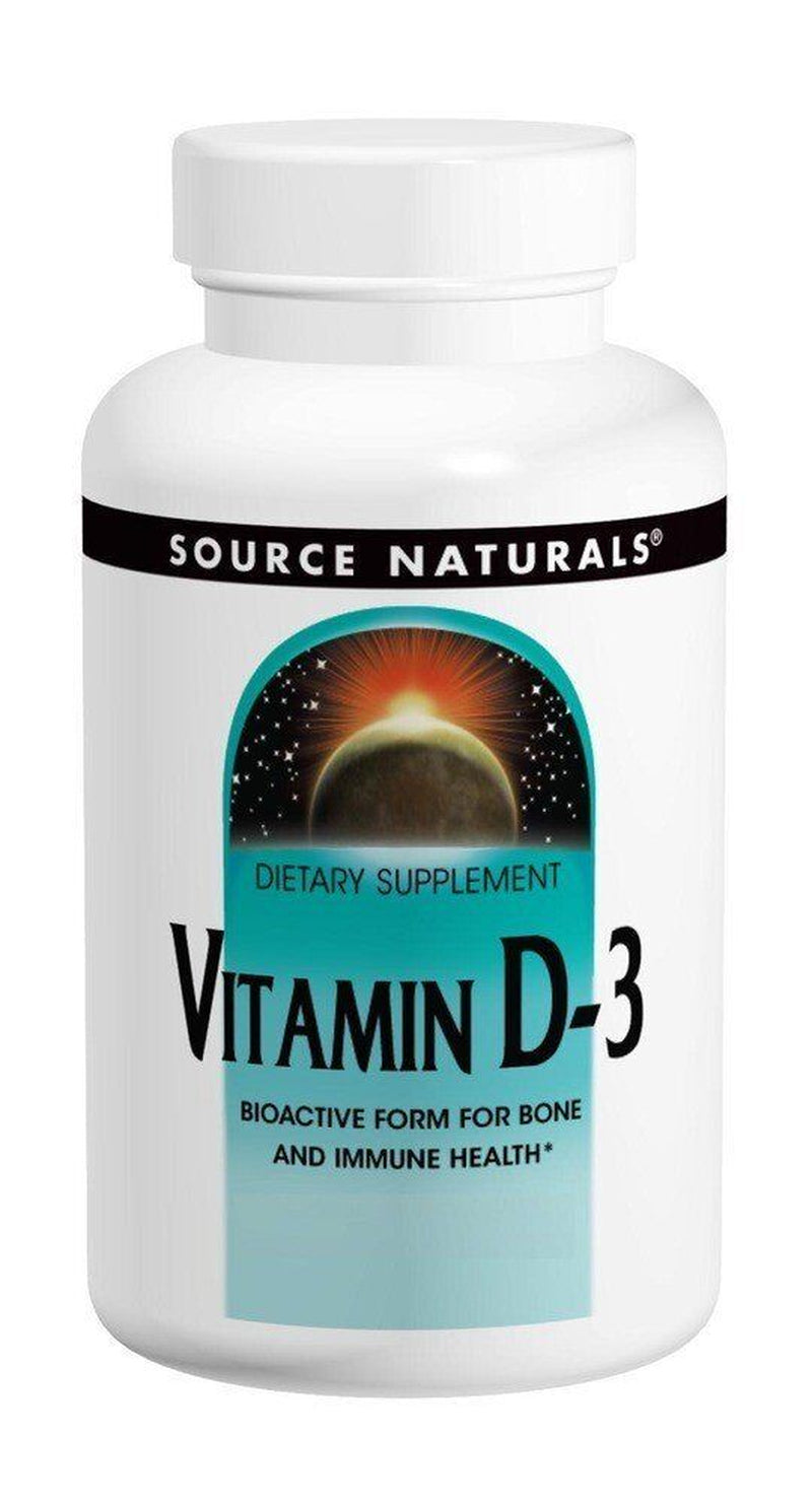 Source Naturals, Inc. Vitamin D-3 2000 IU Fast Melt 60 Sublingual Tablet