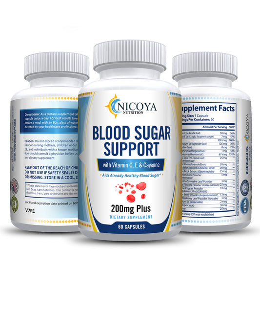 Natural Blood Sugar Support- Natural Glucose Control & Blood Regulator