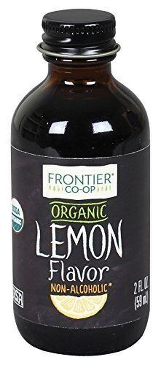 Frontier Natural Products Lemon Flavor-Alcohol Free (Organic) 2 Oz Liquid