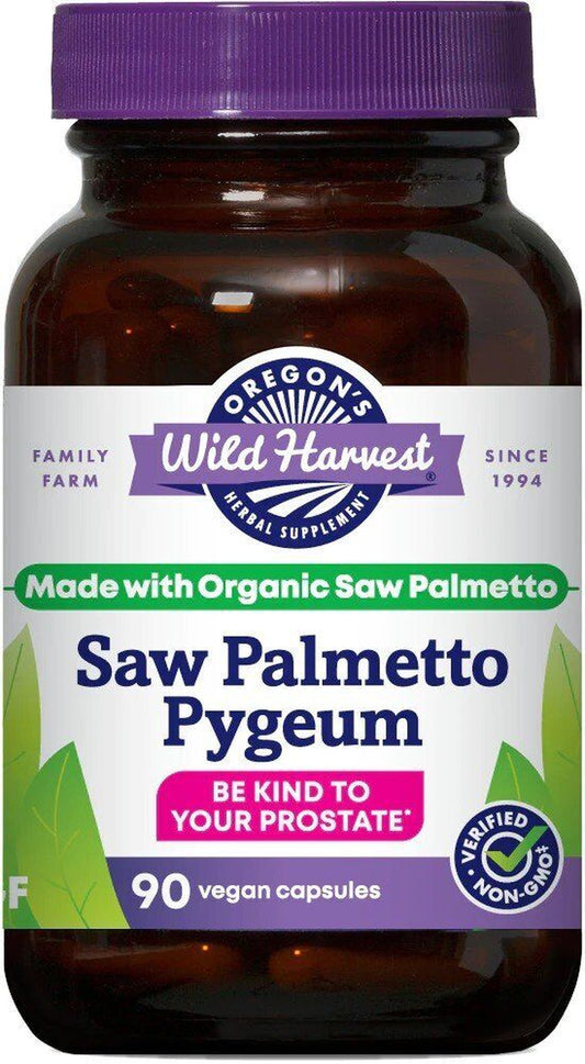 Oregon'S Wild Harvest Saw Palmetto Pygeum 90 Vegan Capsule