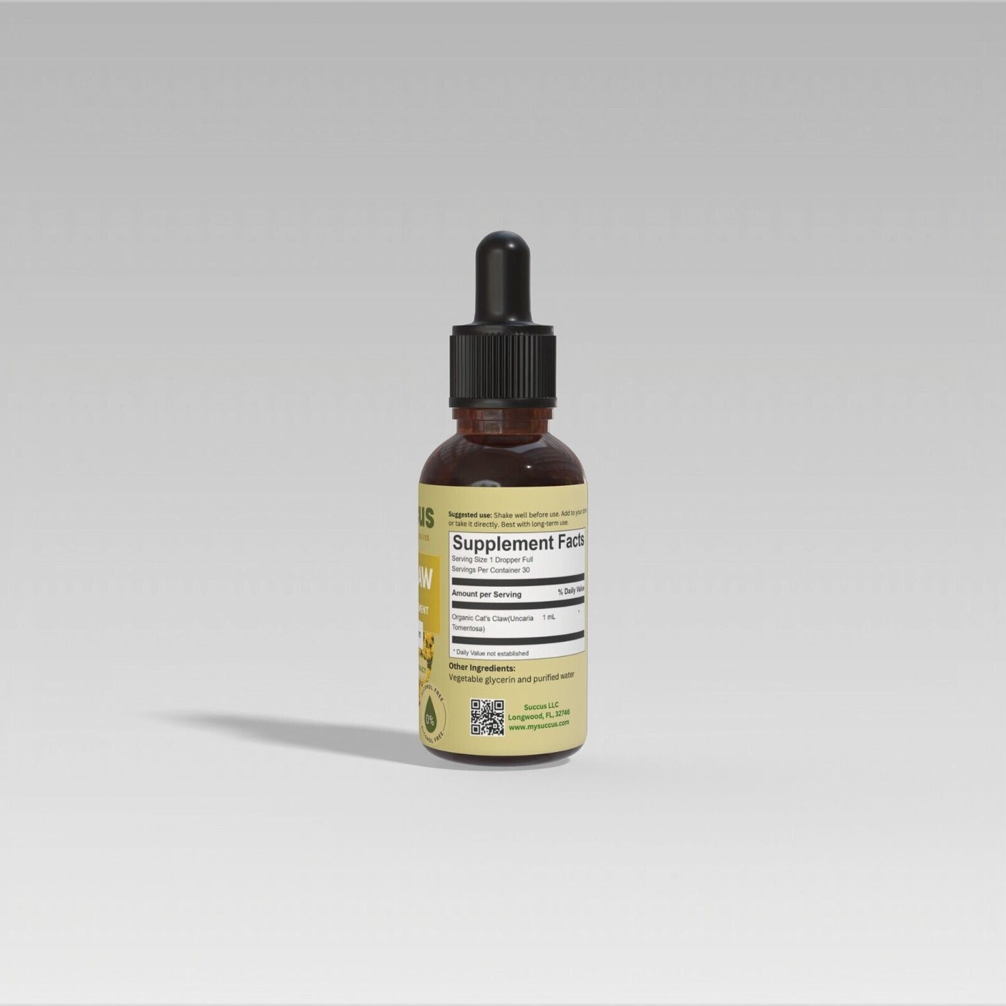 Cat'S Claw Tincture - Immune System (Alcohol Free)