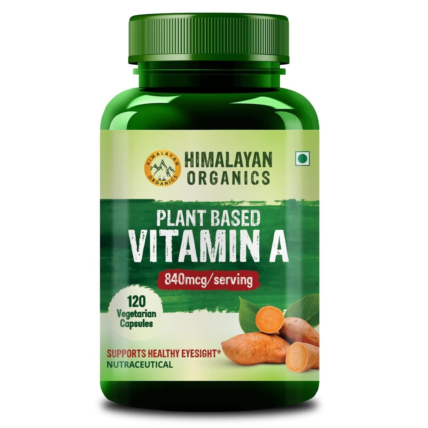 120 Capsules Plant-Based Vitamin a Supplement Supports Healthy