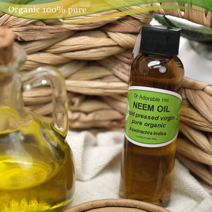 ORGANIC NEEM OIL COLD PRESSED PURE 2 OZ 4 OZ 8 OZ 12 OZ-UP to 1 GALLON