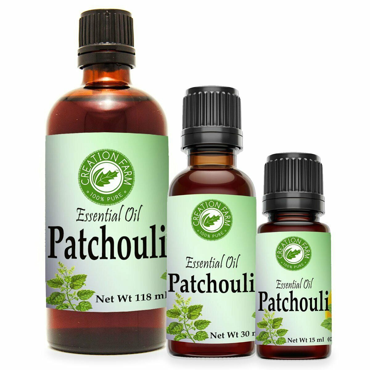 Patchouli Essential Oil | Home Office Size 2 Oz |Diffuse Health Wellness | Creat