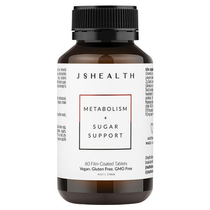 JSHEALTH Metabolism + Sugar Support Formula 60 Tablets