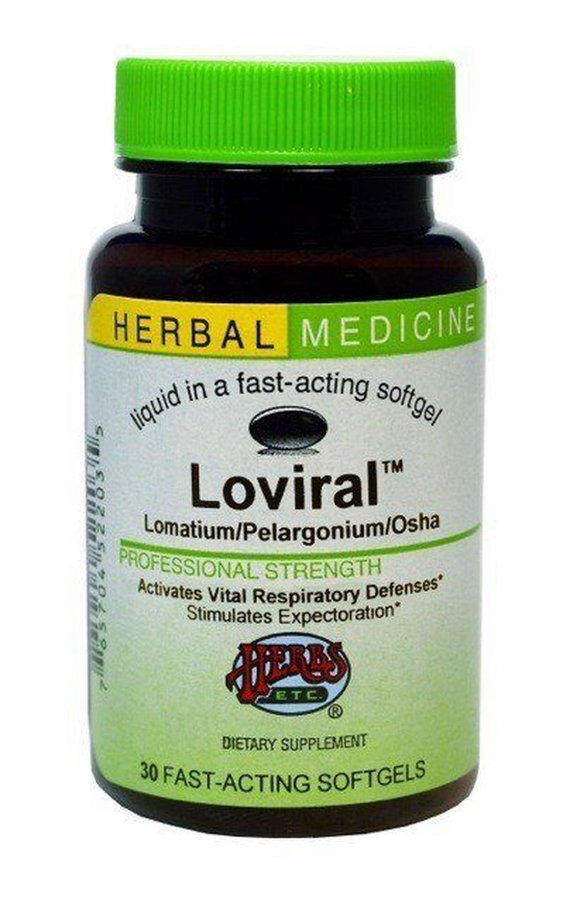 Herbs Etc Loviral 30 Softgels