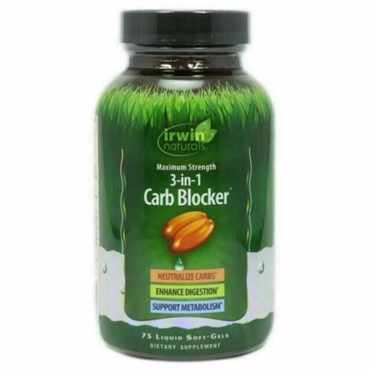 Carb Blocker Weight Loss Natural Insulin Support, 3-In-1 Carb Blocker 84 Soft Gels