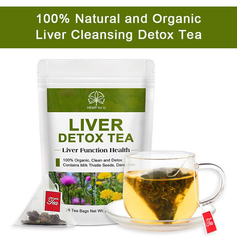 Liver,Kidney and Pancrea Herbal Tea | 42 Bags | Detox & Cleanse Herbal Tea