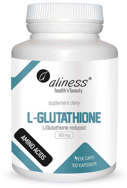 ALINESS L-Glutathione Reduced 500Mg 100 Vegetarian Capsules