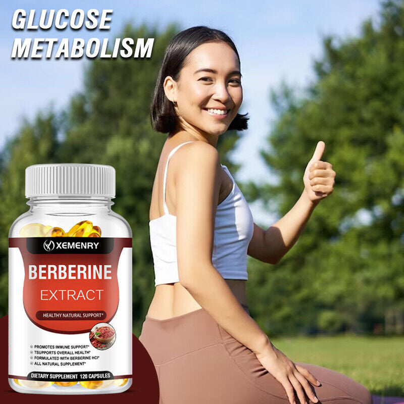 Berberine Extract 1800Mg - High Absorption, Heart Health Support Supplements