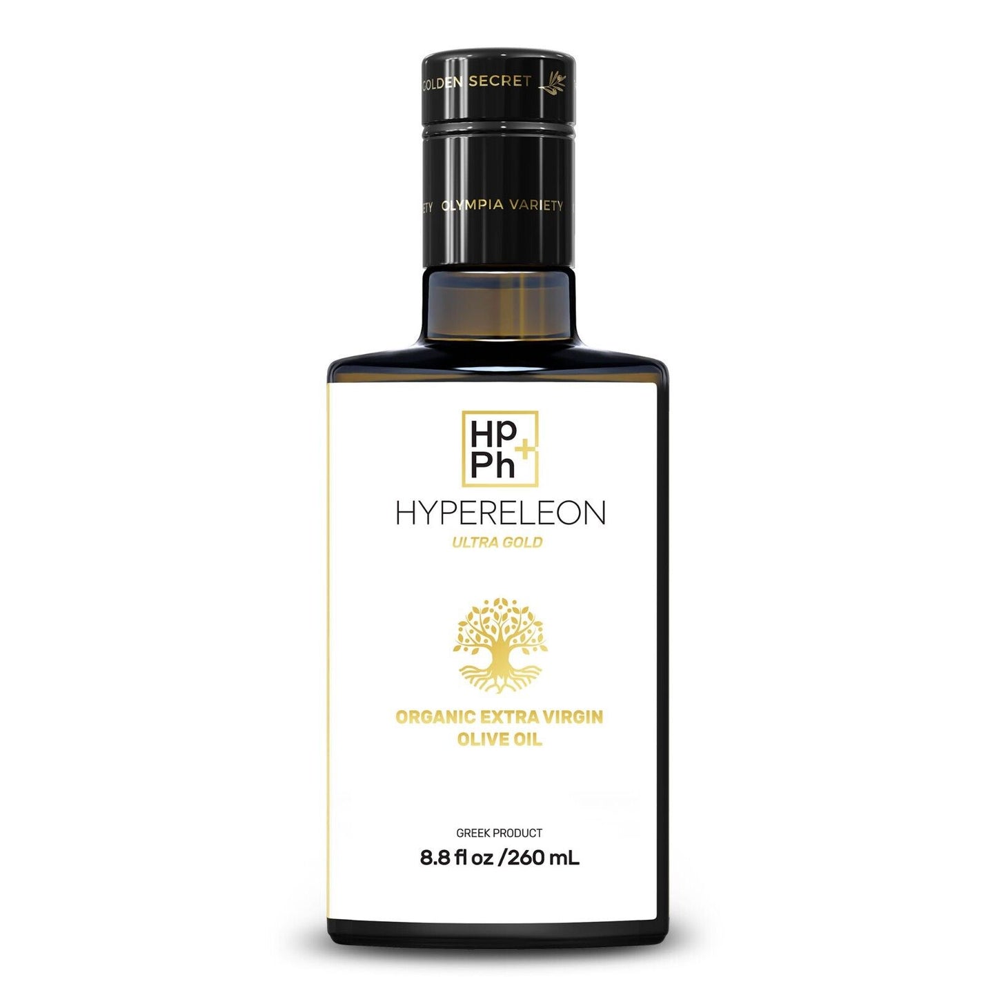 HYPERELEON ULTRA GOLD | Premium Olive Oil Rich in Polyphenols | 65 Awards 260Ml