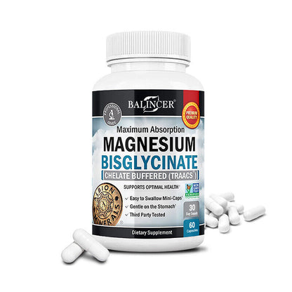 Magnesium Bisglycinate - Maximum Absorption - Promotes Muscle & Joint Health