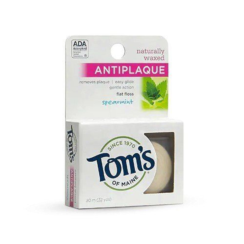 Tom'S of Maine Floss Flat-Anti Plaque Spearmint 32Yd 32 Yd String