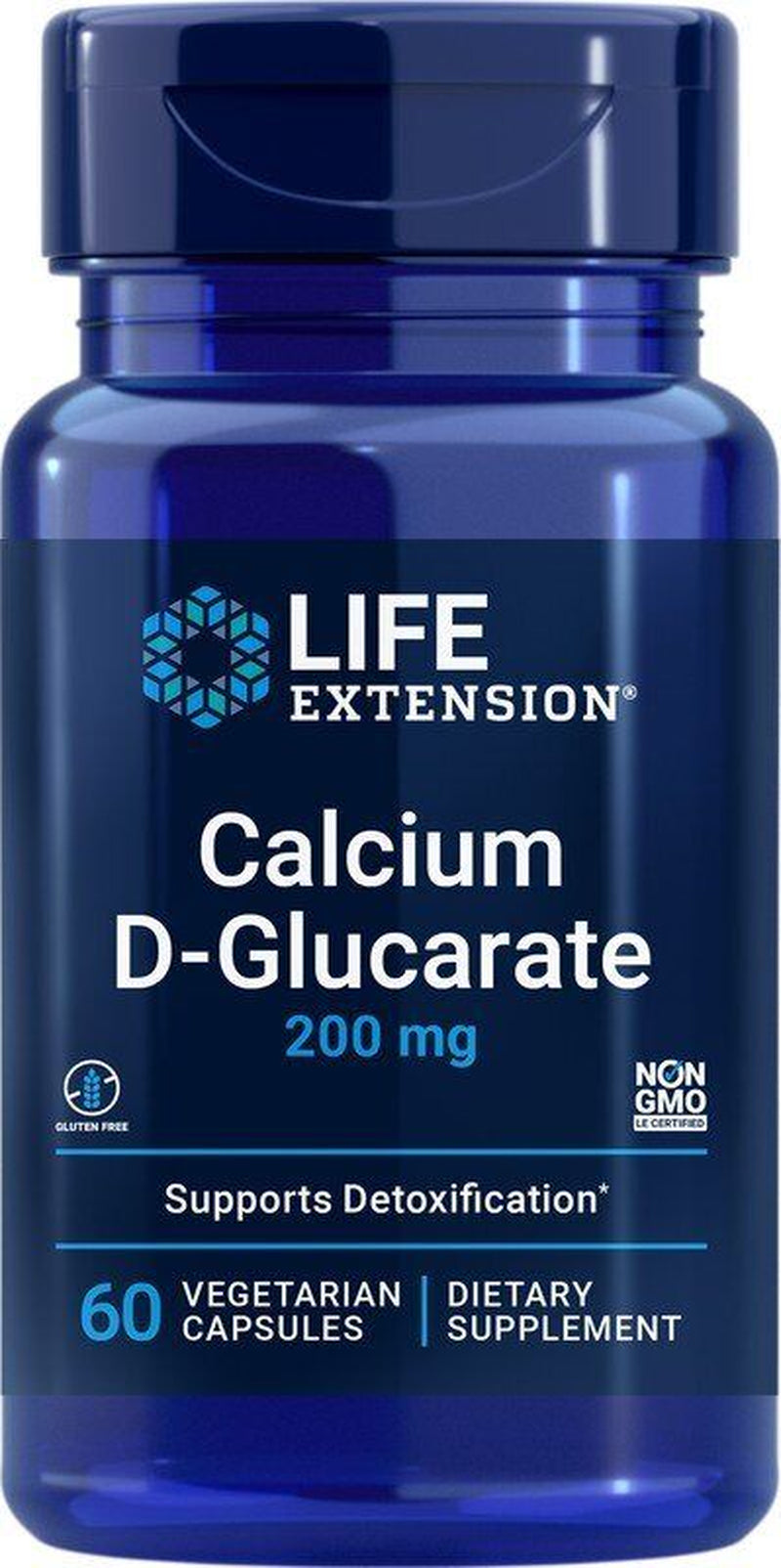 Life Extension Calcium D-Glucarate 200 Mg 60 Vegcap