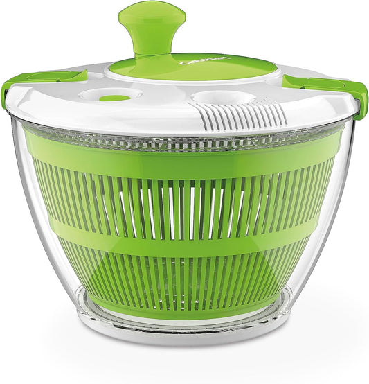 Cuisinart Large Spin Stop Salad Spinner- Wash, Spin & Dry Salad Greens, Fruits &