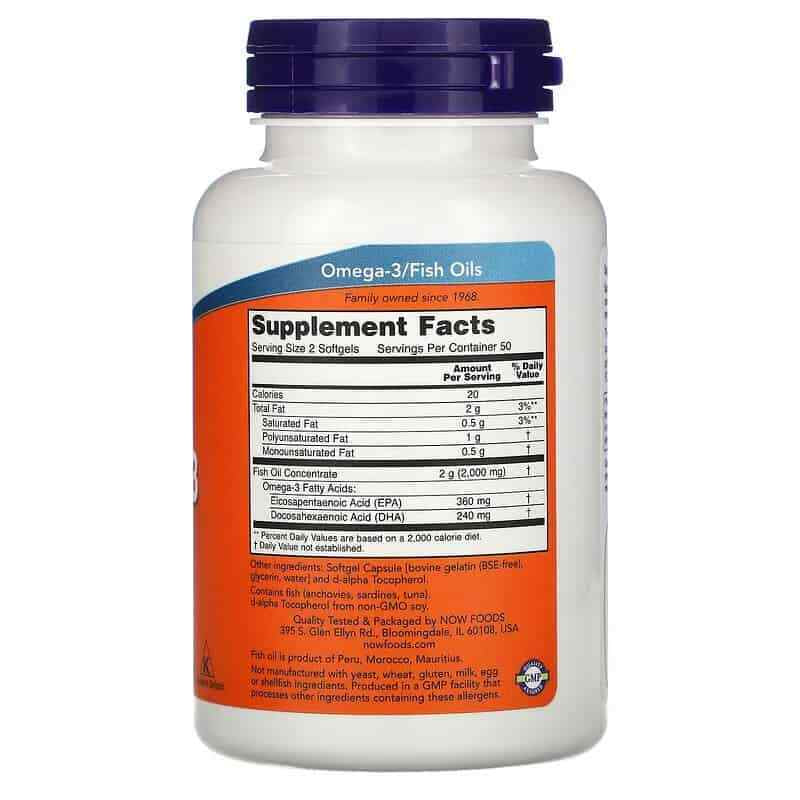 Omega-3 (Omega-3, EPA, DHA) 100 Softgels