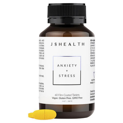 JSHEALTH Anxiety + Stress Formula 60 Tablets