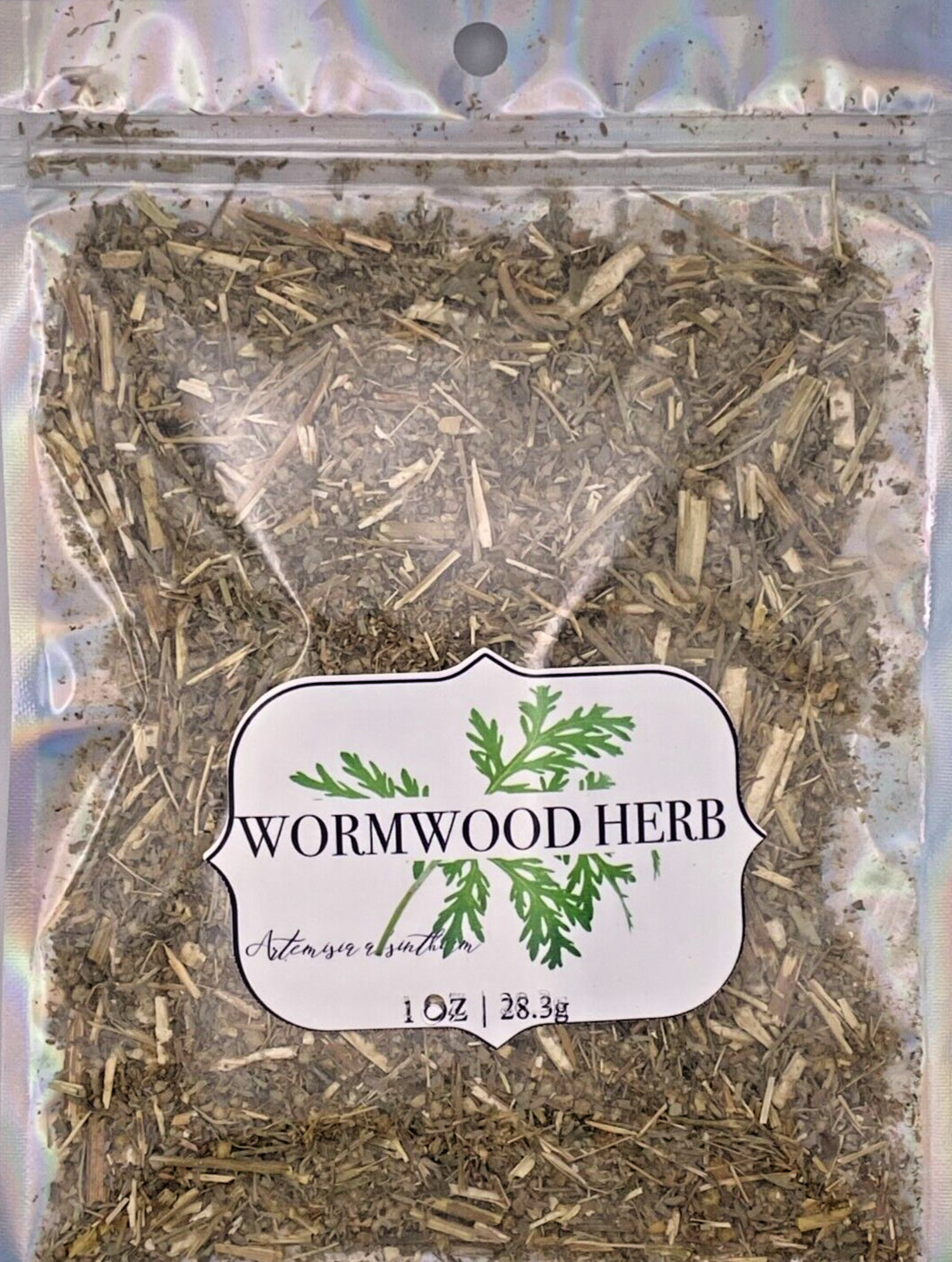 Wormwood Herb Cut & Sifted Dry Herb Natural 28.3G 1 OZ Certified Organic Kosher