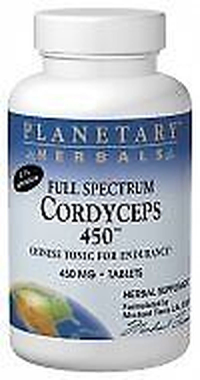 Planetary Herbals Full Spectrum Cordyceps 450 120 Tablet