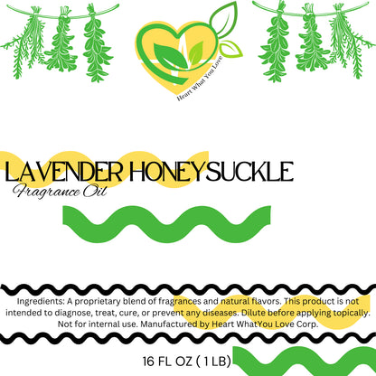 Fragrance Oil Scent DIY Soap Craft Natural Concentrated 2X Lavender Honeysuckle