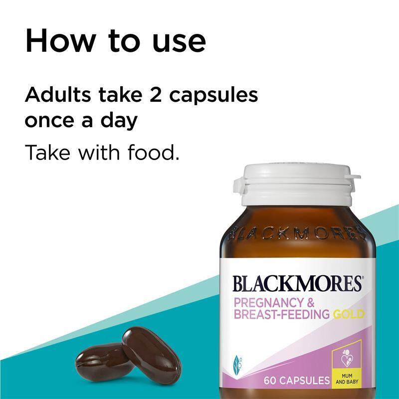 Blackmores Pregnancy and Breastfeeding Gold 60 Capsules