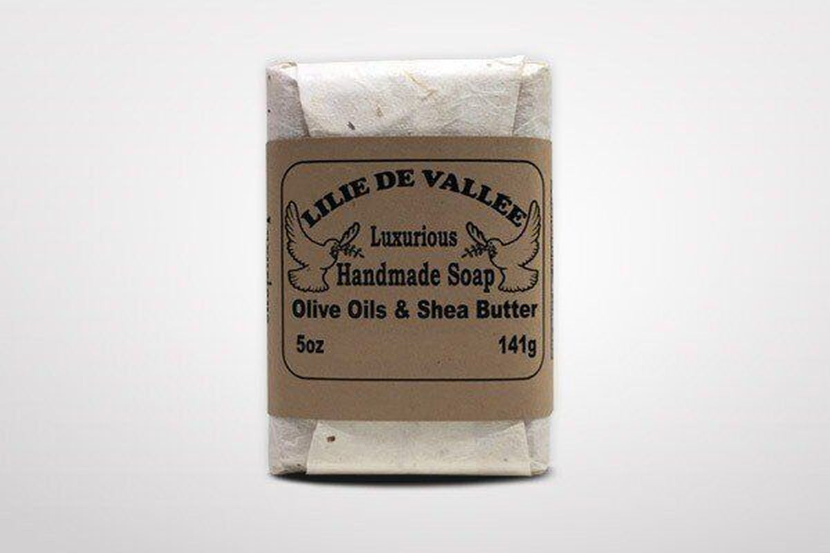 Lilie De Vallee Shea Butter Tea Tree-Orange 5 Oz Bar Soap