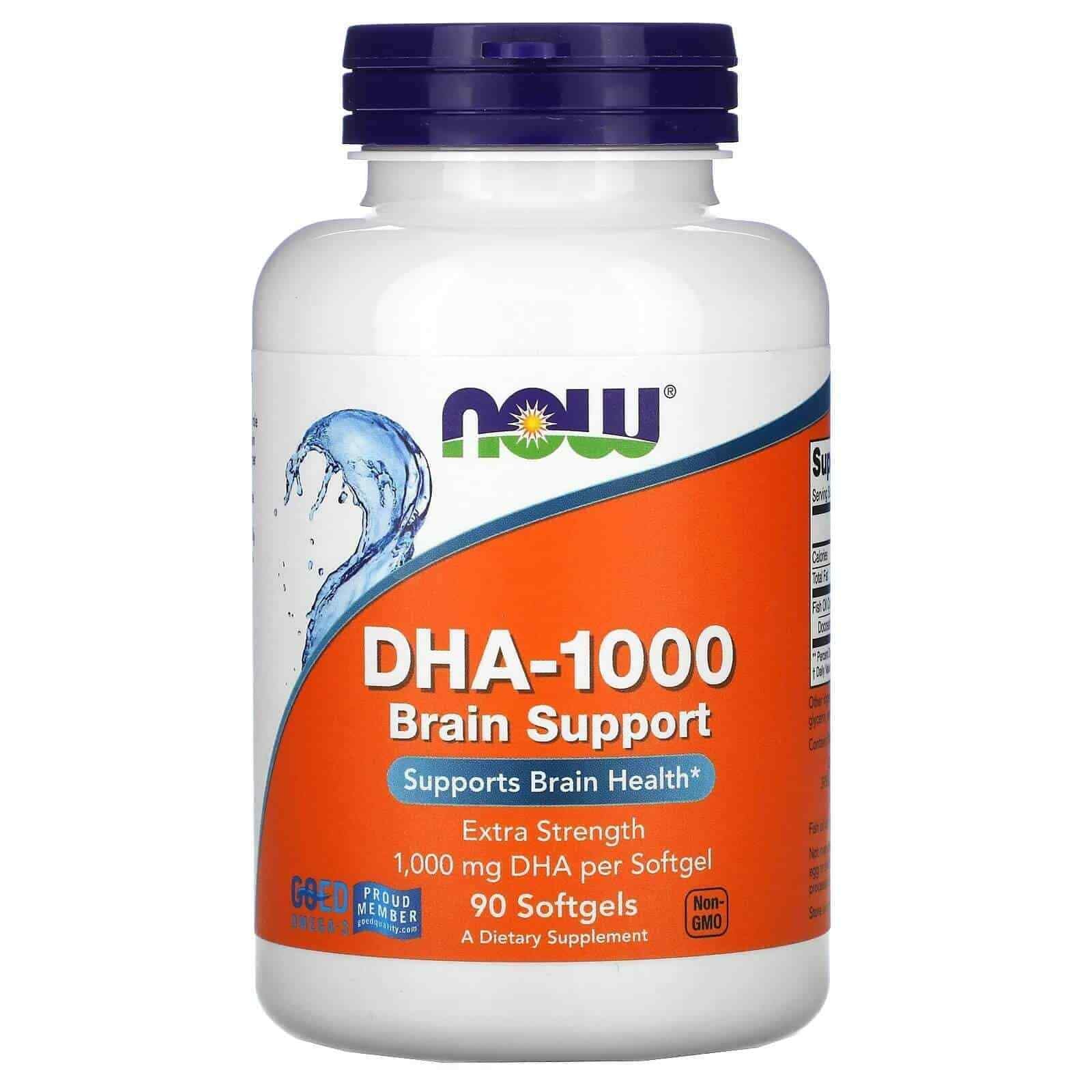 DHA-1000 Brain Support Extra Strength 90 Softgels Brain Health