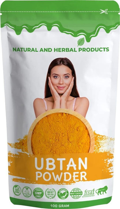 Organic & Natural Ubtan Powder Sunnipindi Bath for Skin Care Body Scrub