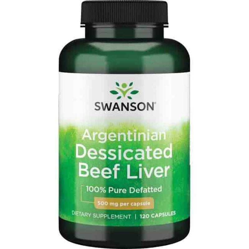 SWANSON Argentinian Desiccated Beef Liver 120 Capsules