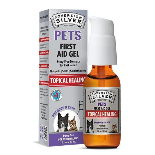 Sovereign Silver Natural Immunogenics Pets First Aid Gel 1 Oz Liquid