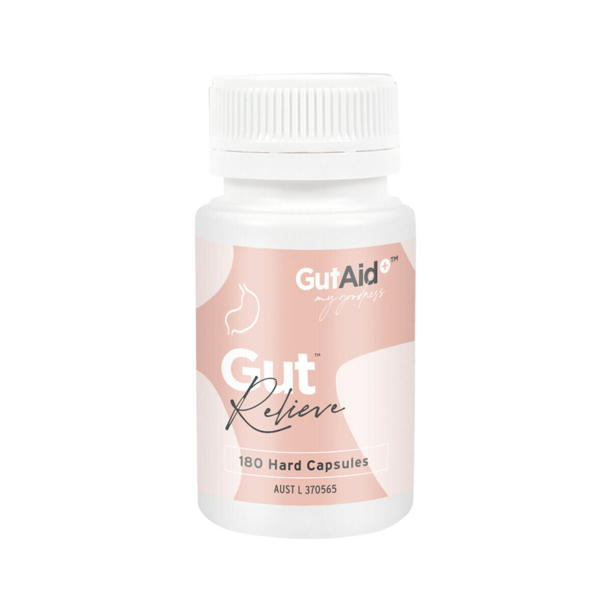 NEW Gutaid Gut Relieve 180 Capsules Gut Aid Enzymes Rescue Genuine N-Zymes