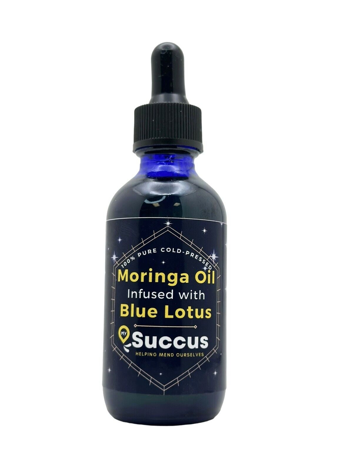 Cold Pressed Moringa Oil Infused W/ Blue Lotus