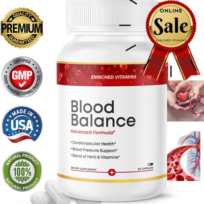 Blood Balance Formula All Natural Cardiovascular Support Blood Sugar Support